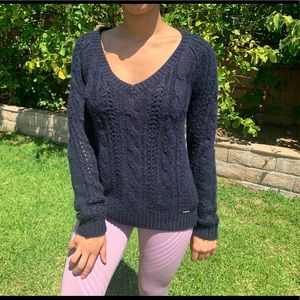 Knit Navy Blue Sweater